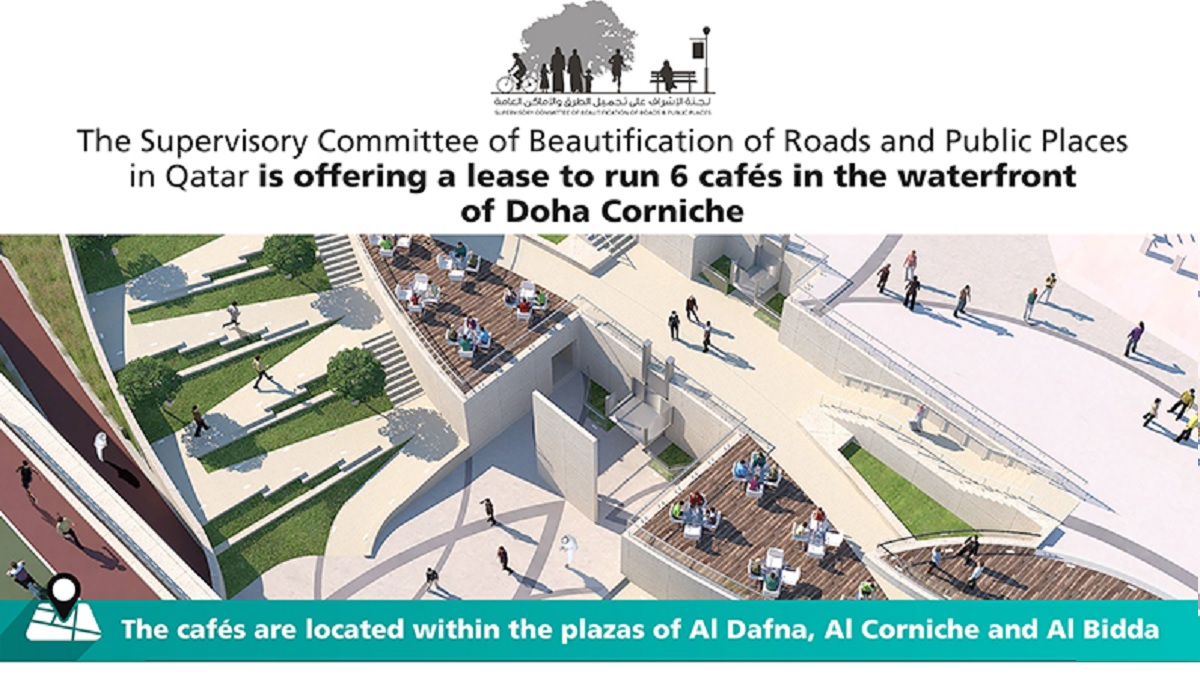 Ashghal invites bids for 6 cafes on Doha Corniche Waterfront
